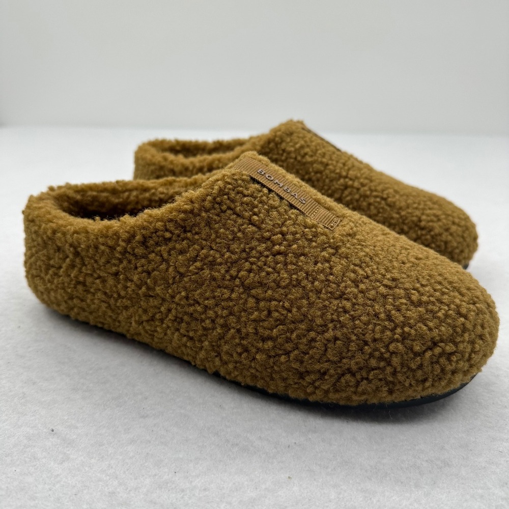 Bombas Sherpa Mule Slippers Chestnut Brown Women Size 6 Coziness Lounge Shoes